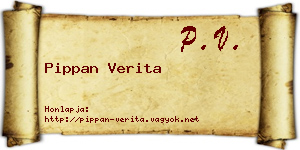 Pippan Verita névjegykártya